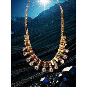 Juliana (DeLizza & Elster) Necklace 16 1/2" Long Unmarked has puddling